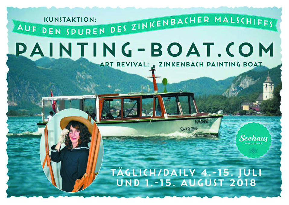 Kunstaktion: Auf den Spuren des Zinkenbacher Malschiffs, Art Revival: Zinkenbach Painting Boat