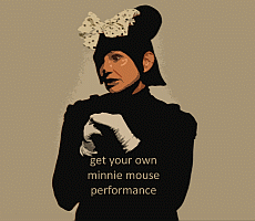 Minnie Mouse: Sylvie Proidl als Überraschung für Events, etc.